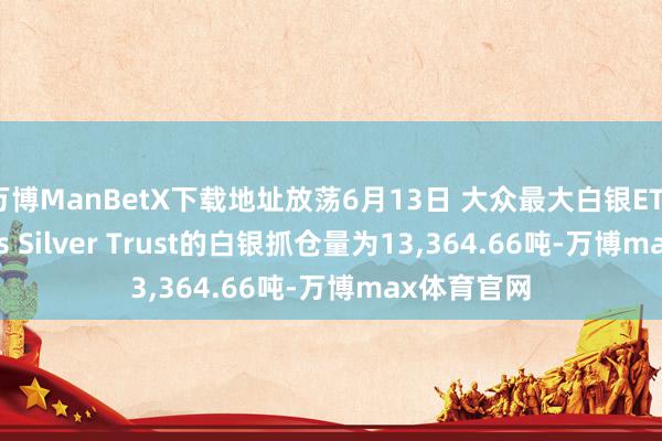 万博ManBetX下载地址放荡6月13日 大众最大白银ETF——iShares Silver Trust的白银抓仓量为13,364.66吨-万博max体育官网